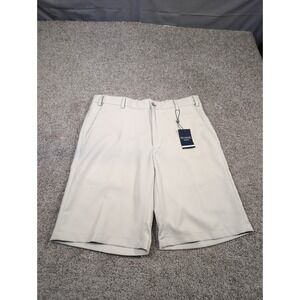 Jos A Bank Traveler Mens 32R Traditional Fit‎ Performance Shorts Khaki WPB